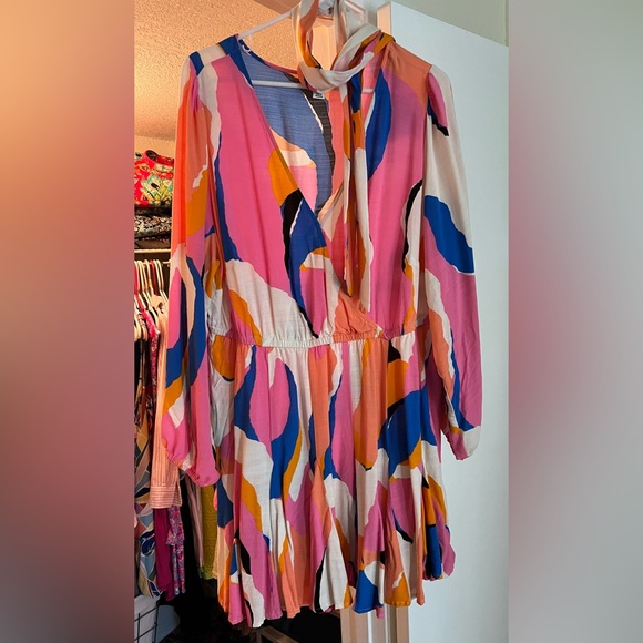 🪩Targets ‘AVA & VIV’ XXL long ballooned sleeved color pop! Fun & Unique dress! - Picture 4 of 6